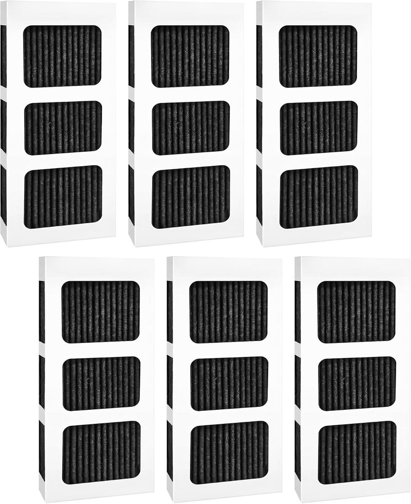 Netezza Paultra2 Refrigerator Air Filter Replacement, Compatible with Frigidaire Pureair Ultra 2,Pure Air Ultra 2,Pureair Ultra ii,and Electrolux 242047805,5303918847,EAP12364179, 6 Pack - Image 1